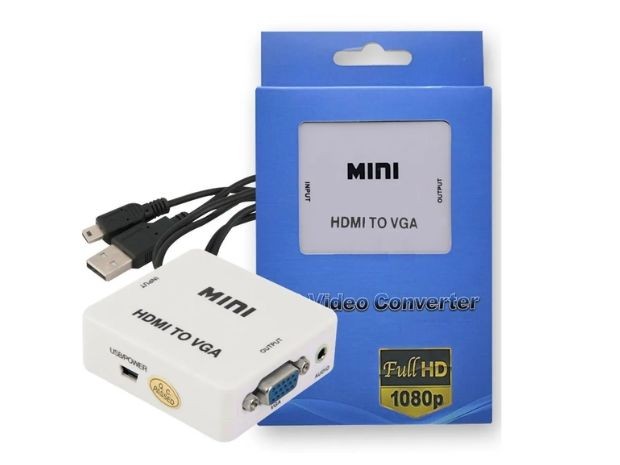 &uu CONVERTIDOR VIDEO HDMI A VGA (3427)